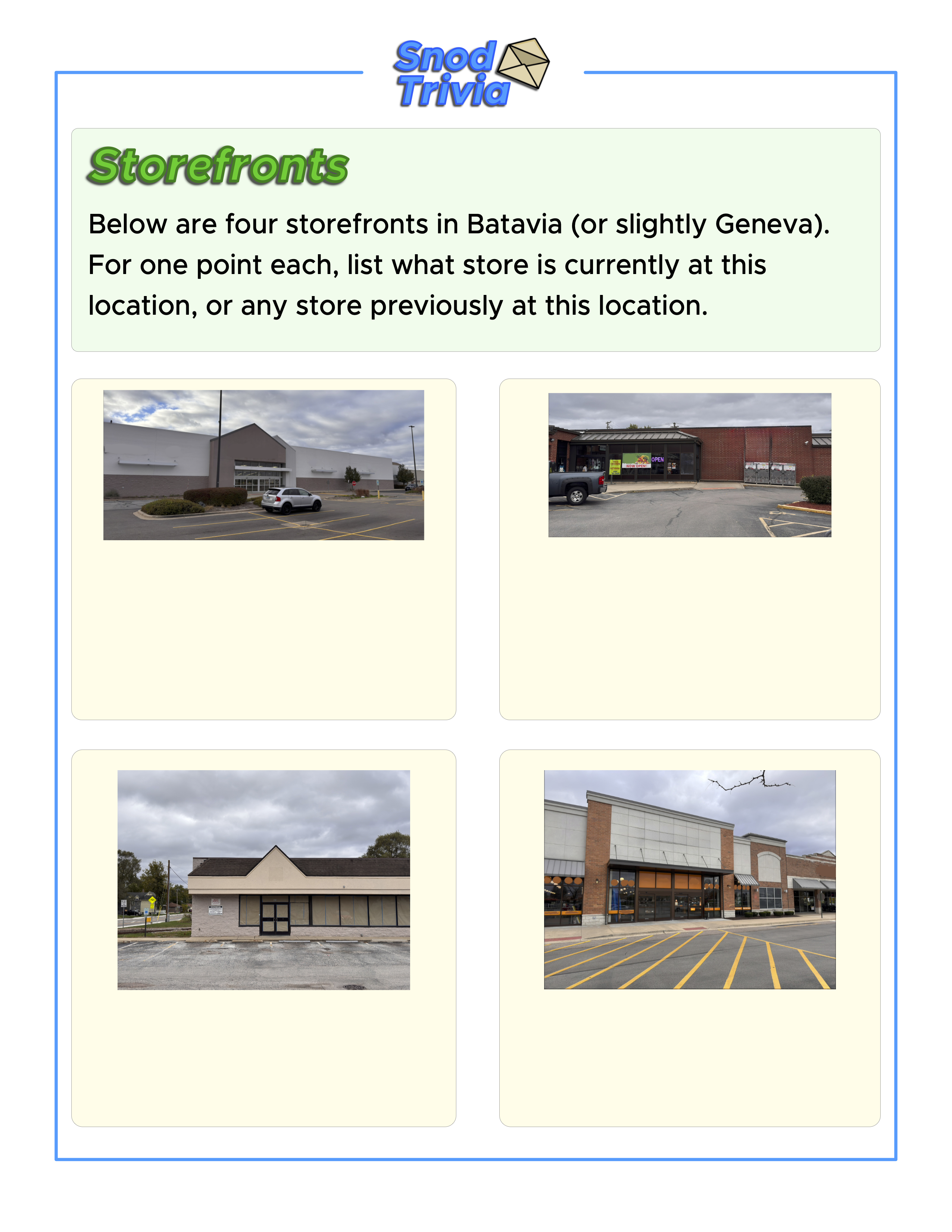 November 2025 Trivia