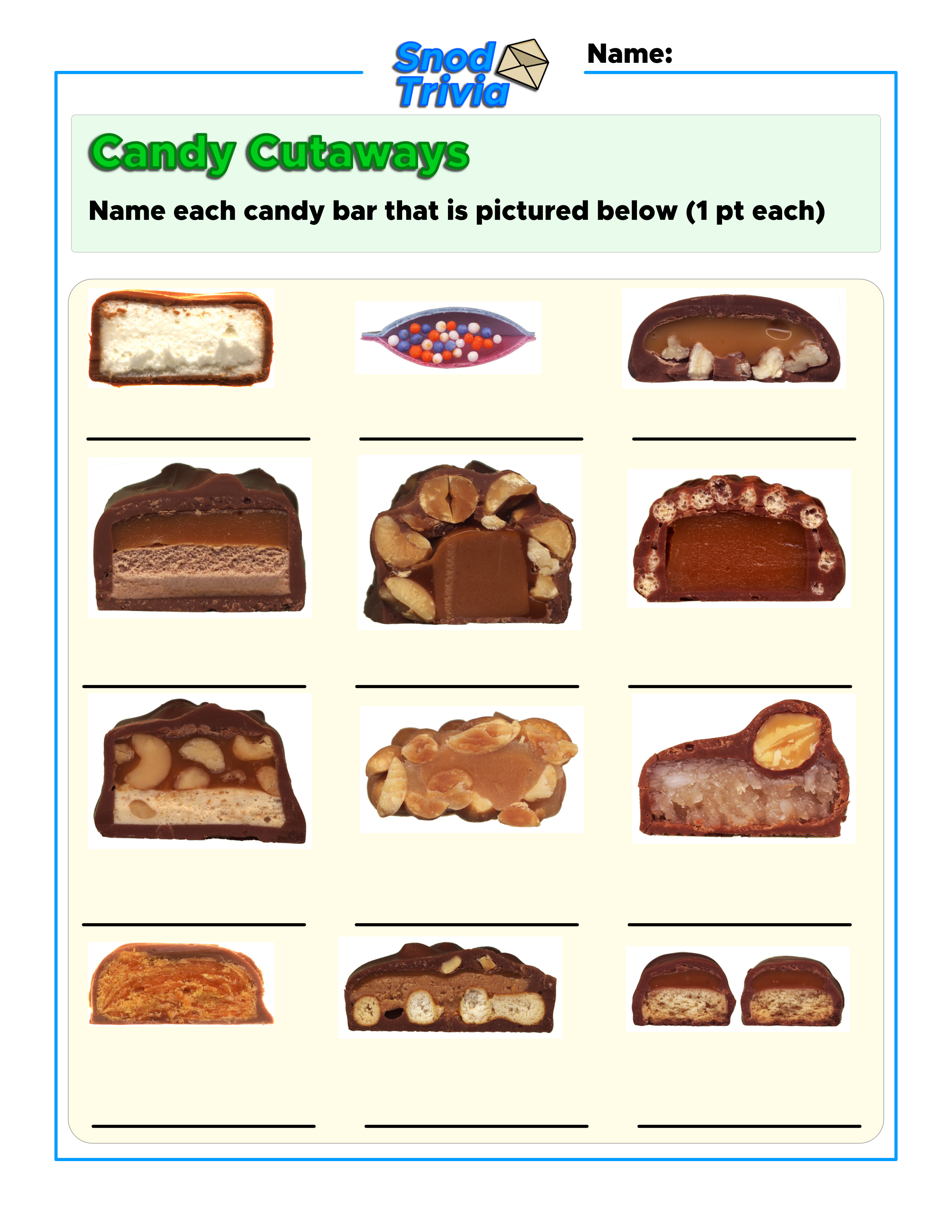 October 2026 Trivia - Candy